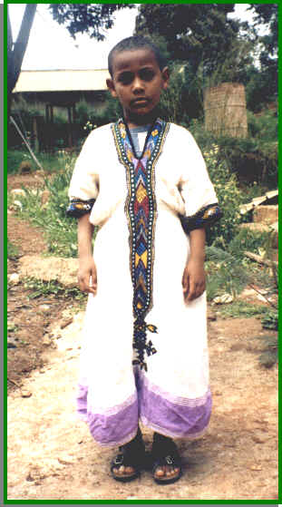 Quando aveva 4 anni, ancora in Etiopia